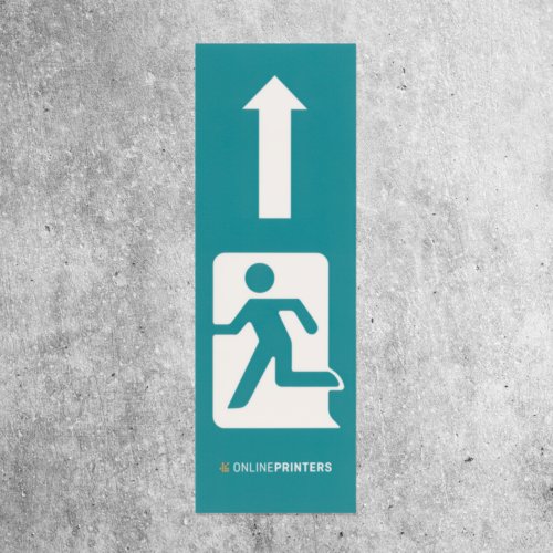 Leuchtender Aufkleber.