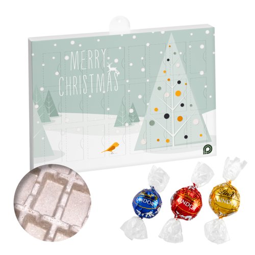 Premium Adventskalender ECO mit Lindt Lindor Kugeln 1