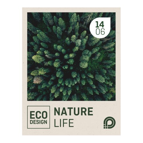 Plakate Öko-/Naturpapiere, A2, beidseitig bedruckt 1