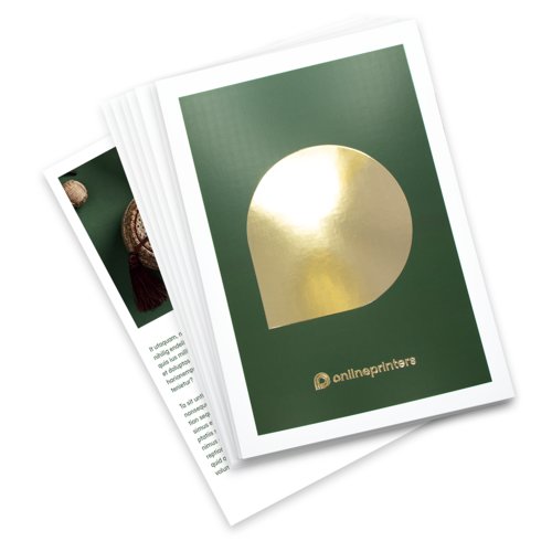 Postkarten mit partieller Heißfolienprägung, DVD-Cover 1