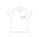 Baumwoll-Poloshirt für Damen mit kurzem Arm und Knopfleiste.